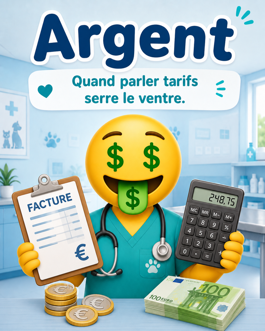 Vétémoji Argent.