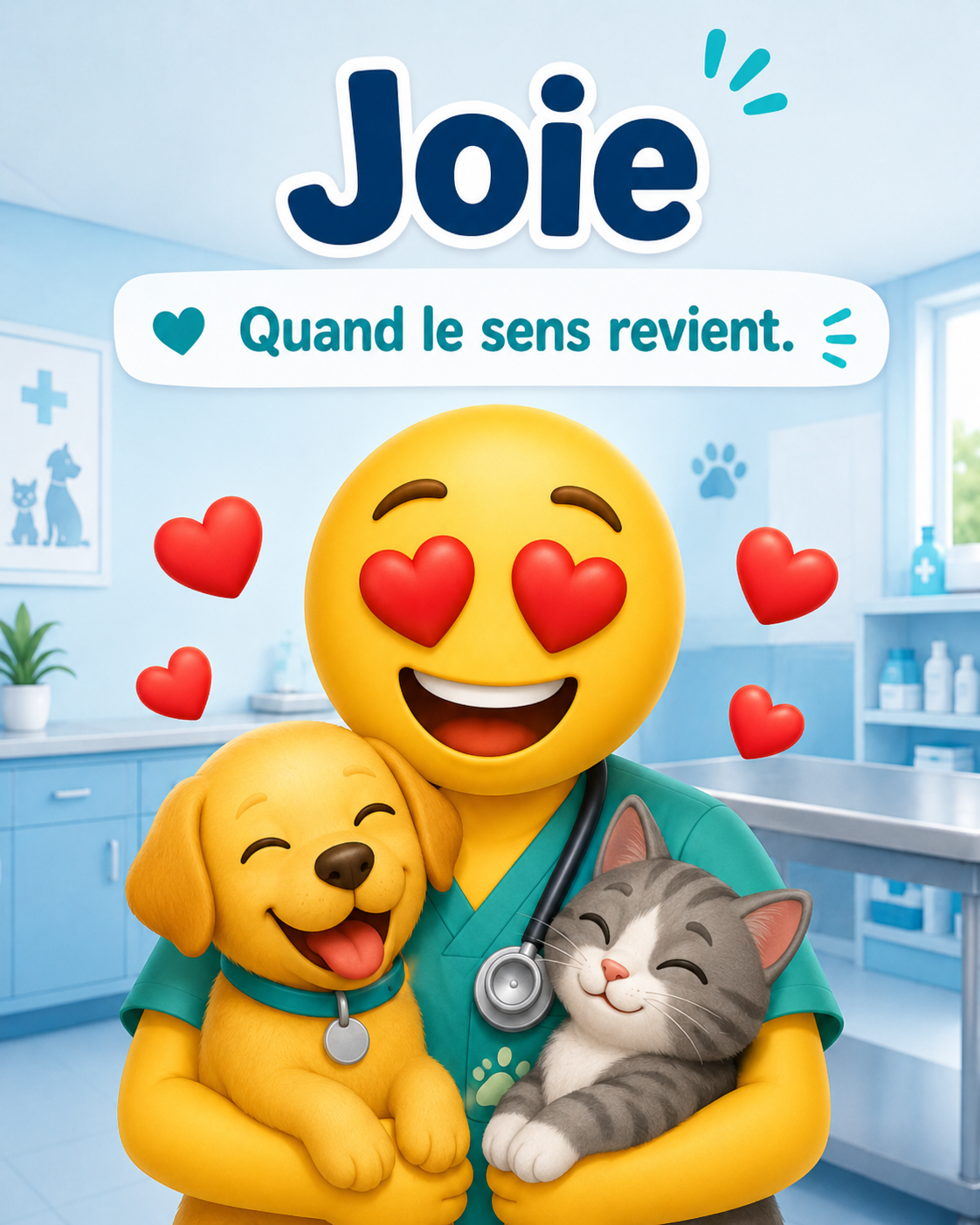 Vétémoji Joie.
